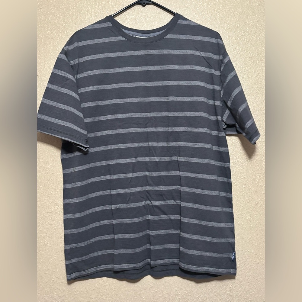 Charcoal Striped Men's Tee